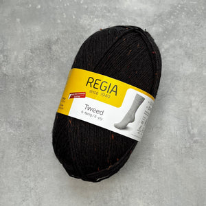 Regia Tweed 6ply | Tvídová tmavohnedá